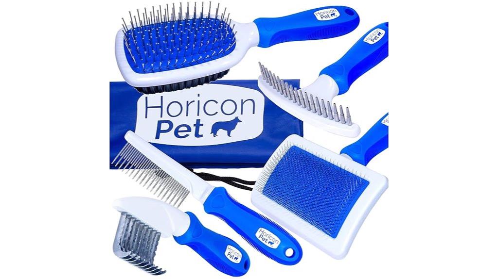six in one dog grooming tools