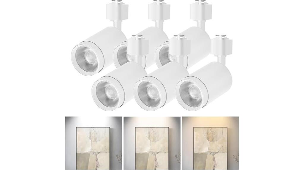 six pack adjustable led spotlights
