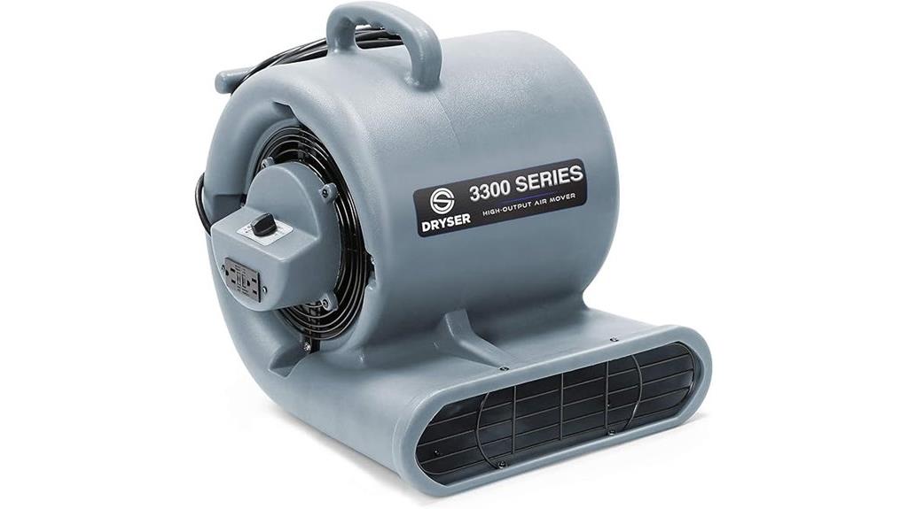 six pack carpet drying fans