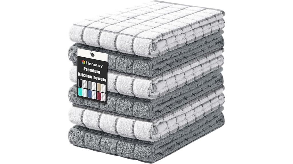 six pack cotton towels
