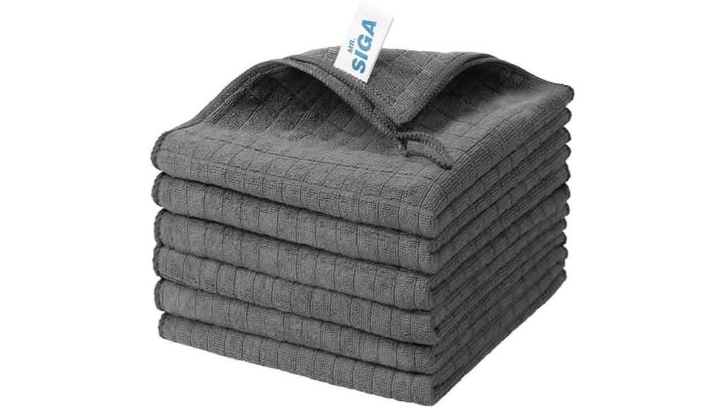 six pack microfiber cloths