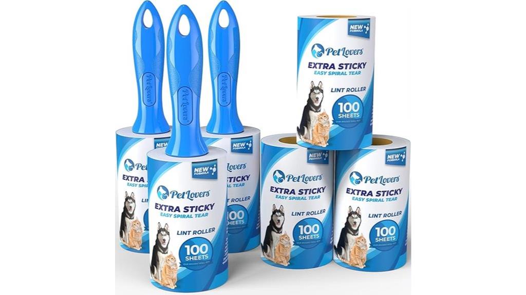 six pack pet hair remover