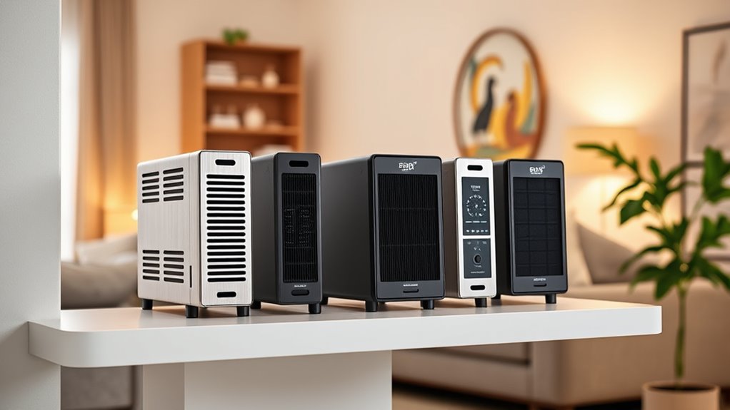 slim efficient quartz heaters