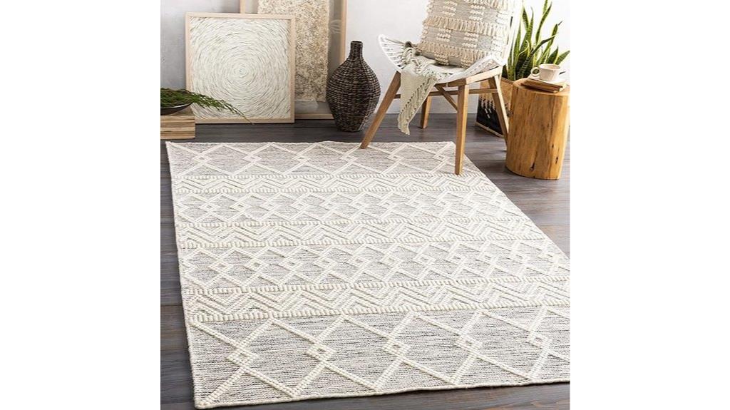small cozy rectangular rug