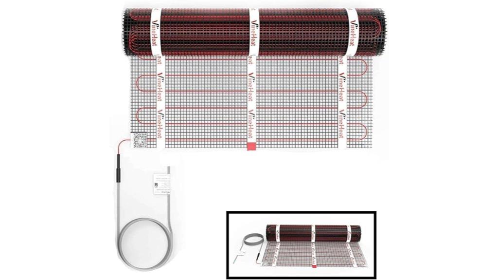 small radiant floor area