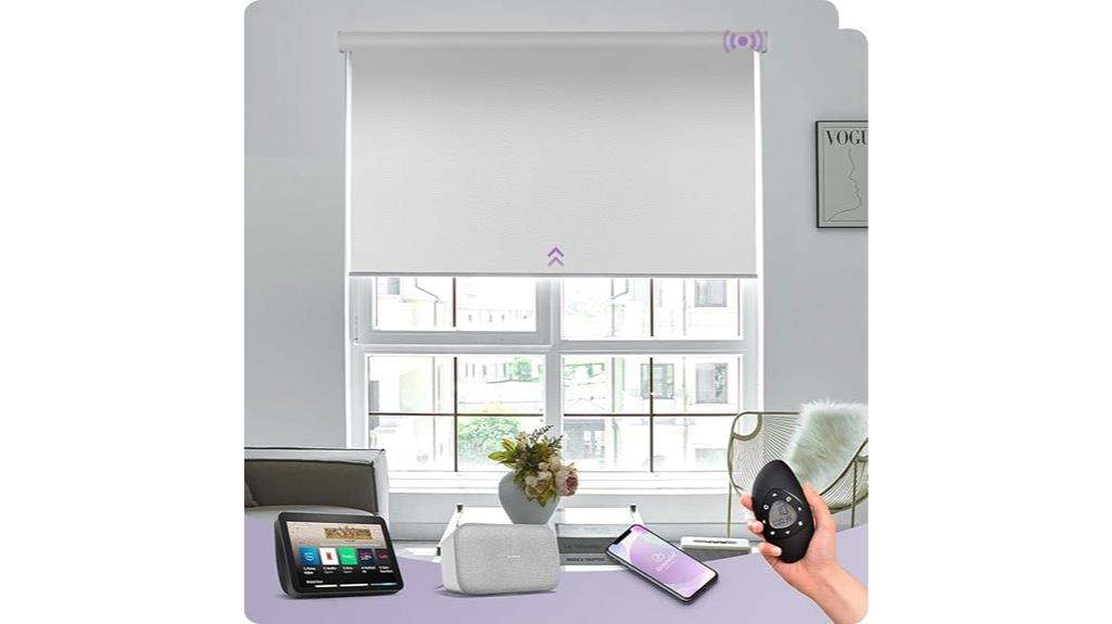 smart gray roller shades