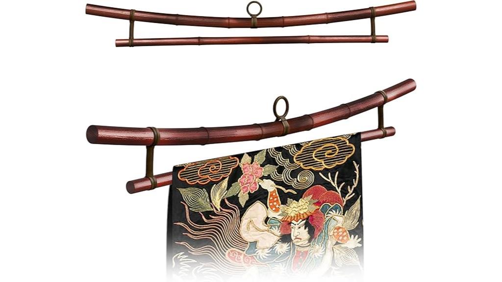 smoked bamboo wall hanger