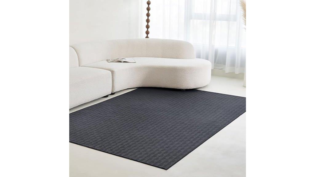 soft faux cashmere rug