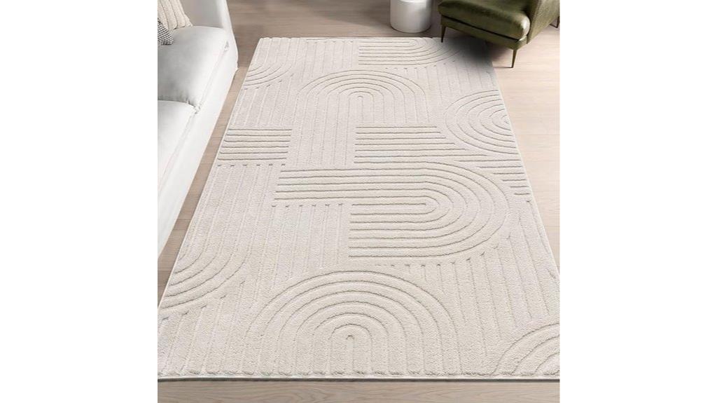 soft fluffy arch rug