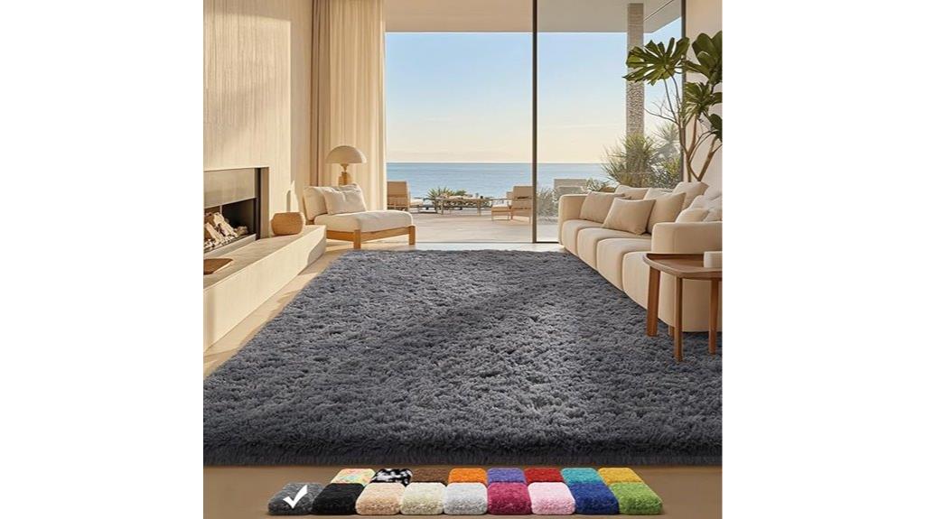 soft non slip shag rug