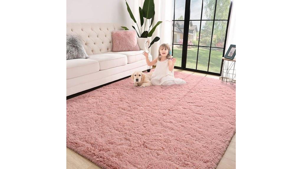soft shaggy rug