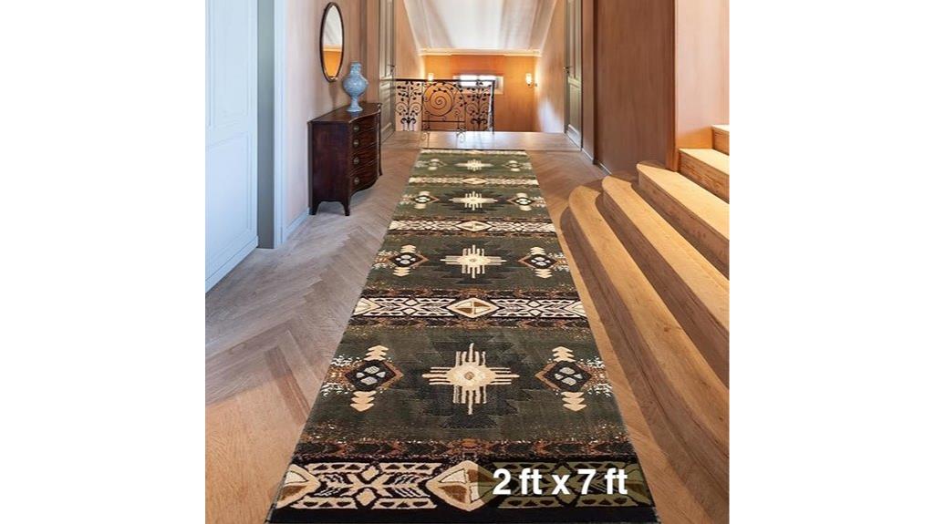 southwest sage green rug