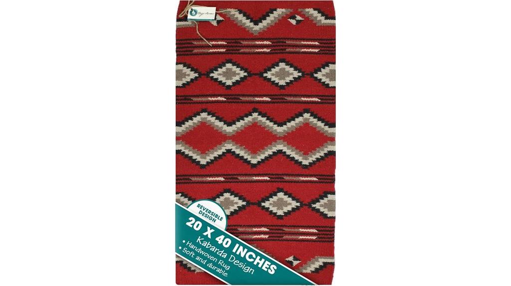 southwest style wool rug