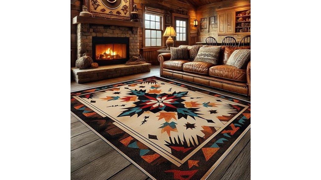 southwest tribal area rug