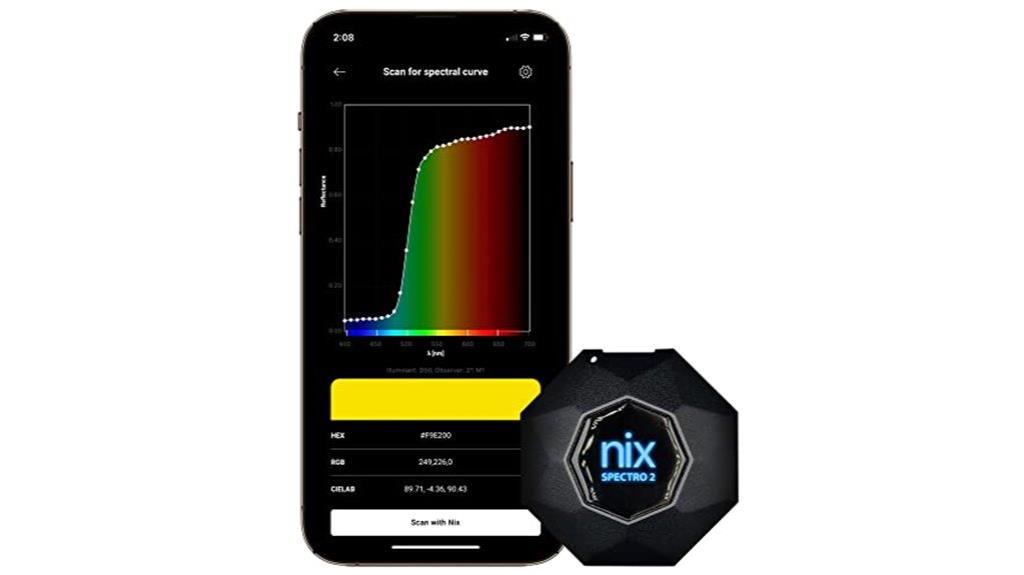 spectro 2 color measurement