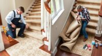 stair runner installation comparison