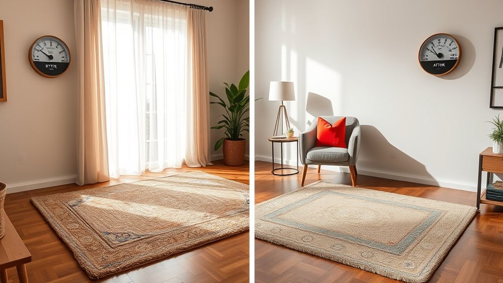 strategic rug placement and maintenance