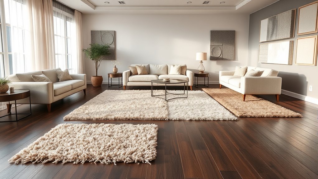 strategic rug placement techniques