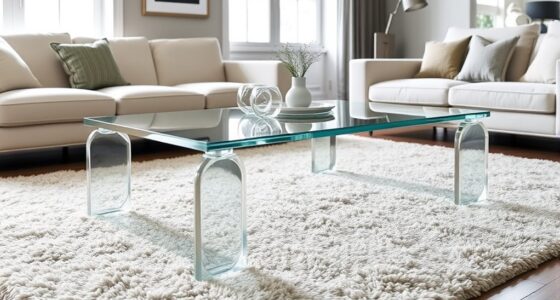 stylish durable glass tables