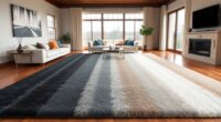 stylish ombr wool rugs