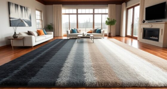 stylish ombr wool rugs