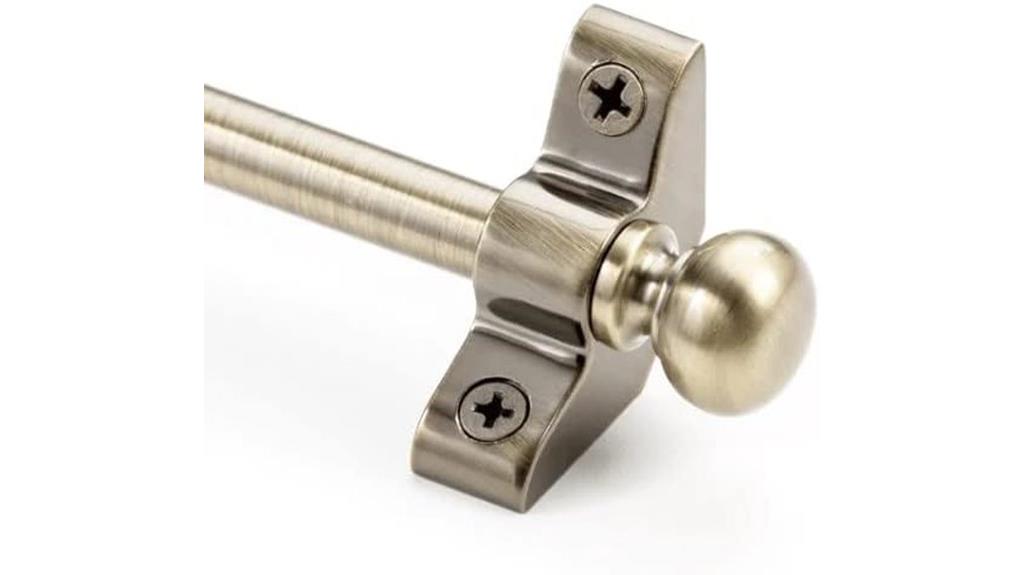 stylish tubular curtain rod