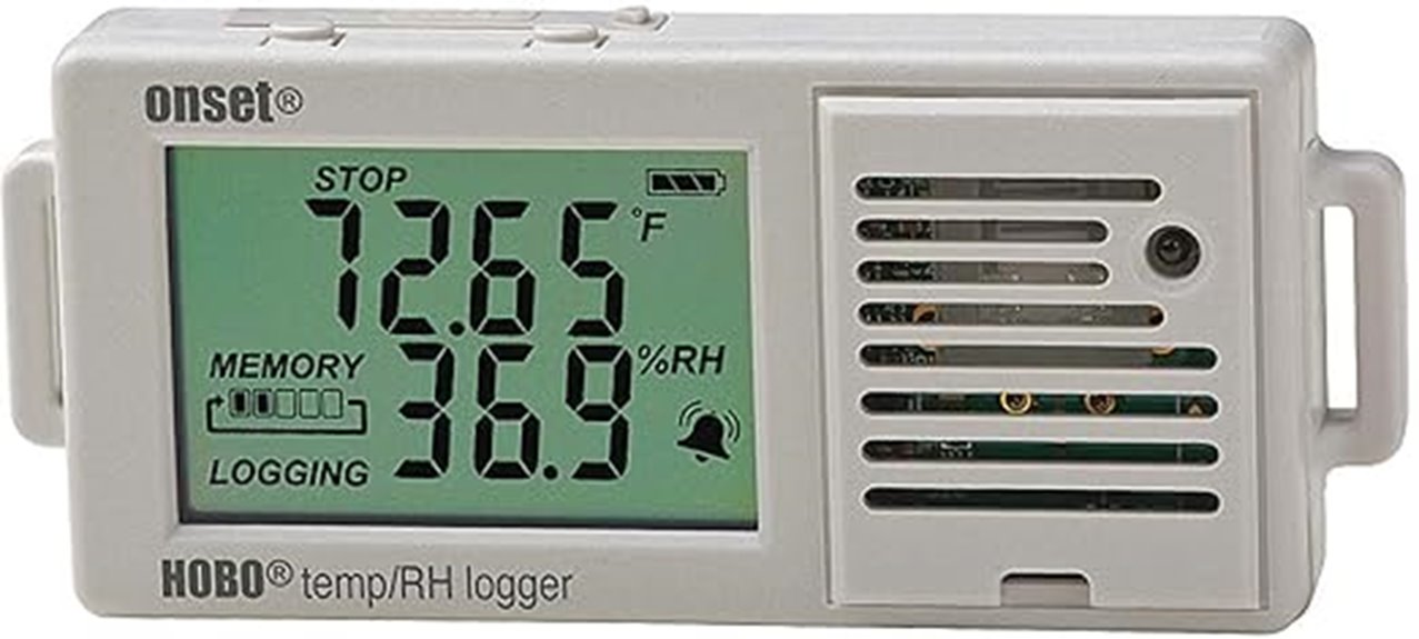 temperature and humidity data logger