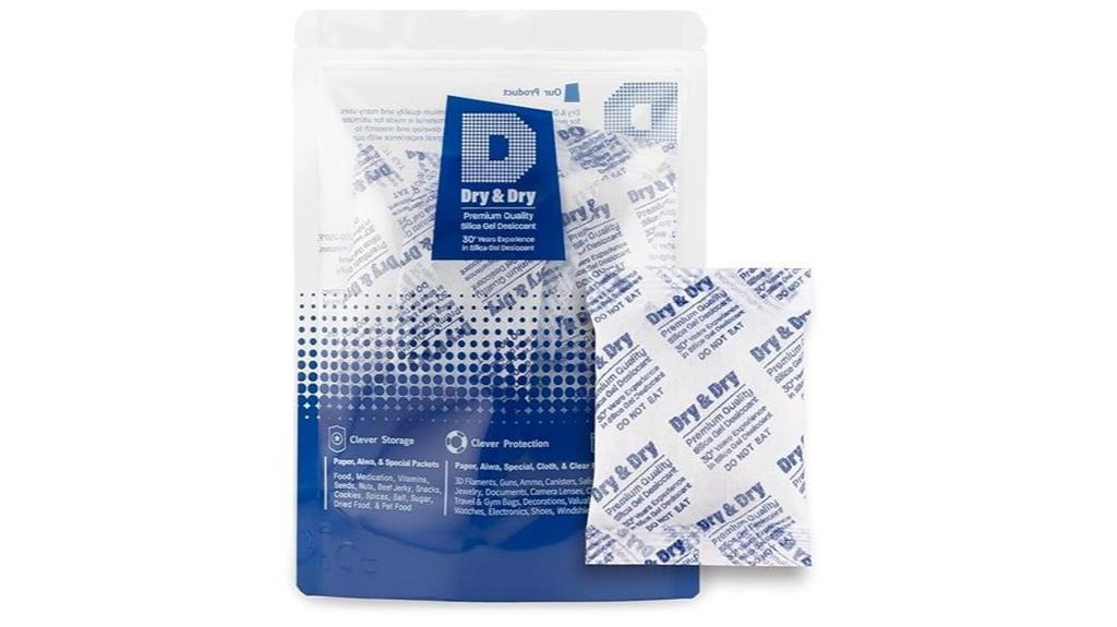 ten 50g silica packets