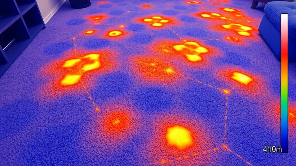 thermal imaging moisture detection