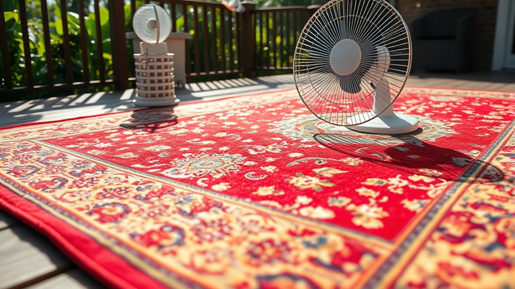 thorough drying prevents mold