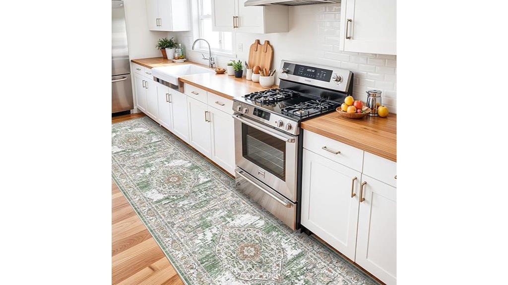 three 12 inch kitchen rugs