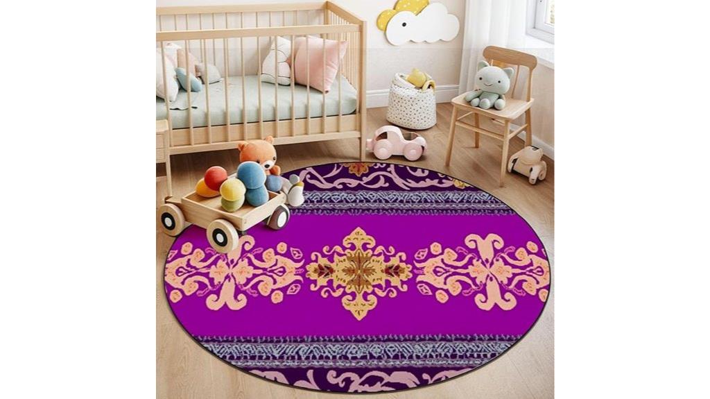 three foot round rug
