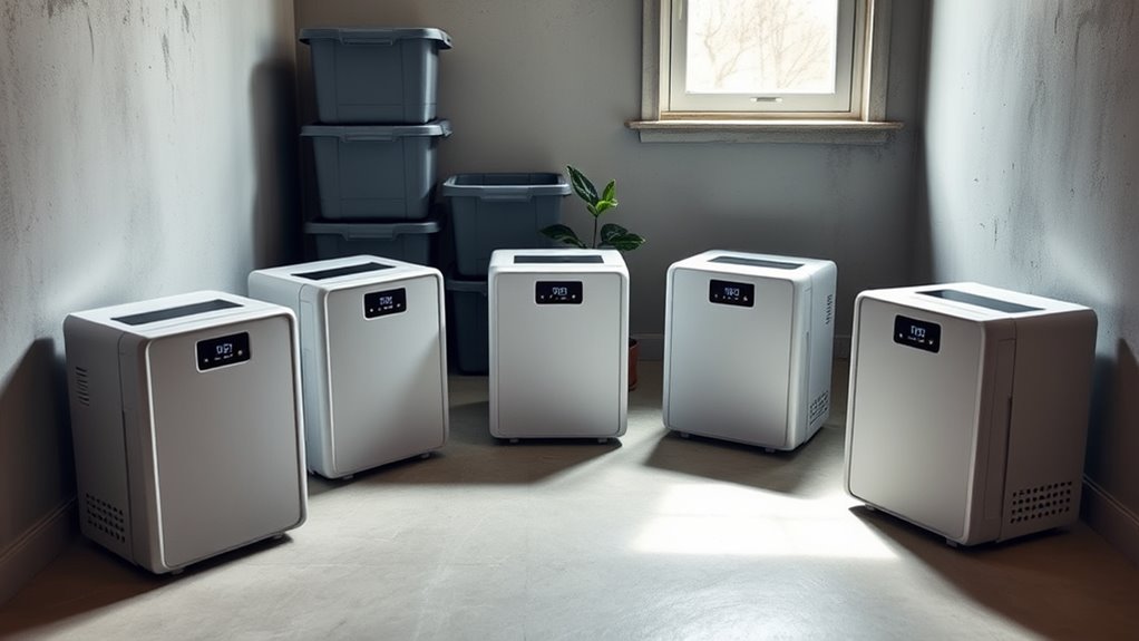 top app controlled basement dehumidifiers
