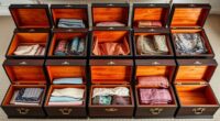 top cedar textile storage chests