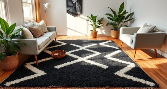 top geometric wool rugs