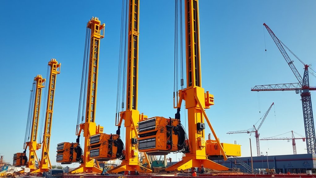 top heavy duty pile lifter machines