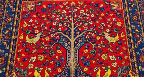 top persian tree of life carpets