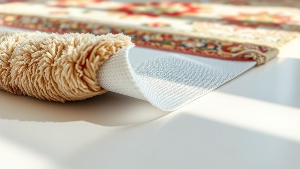 top rug anti creep underlays