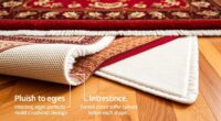 top rug underlay choices