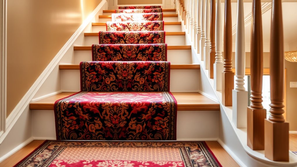 top stair runner rug pads