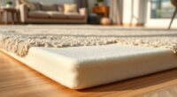 top thick memory foam rug pads
