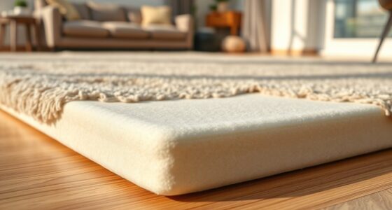 top thick memory foam rug pads