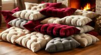 top thick plush rug cushions