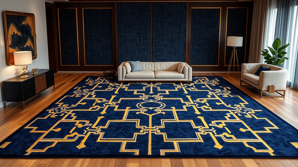 top yilong geometric rugs