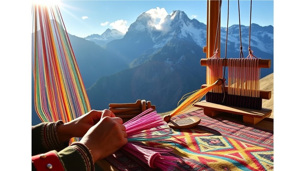traditional loom natural dyes