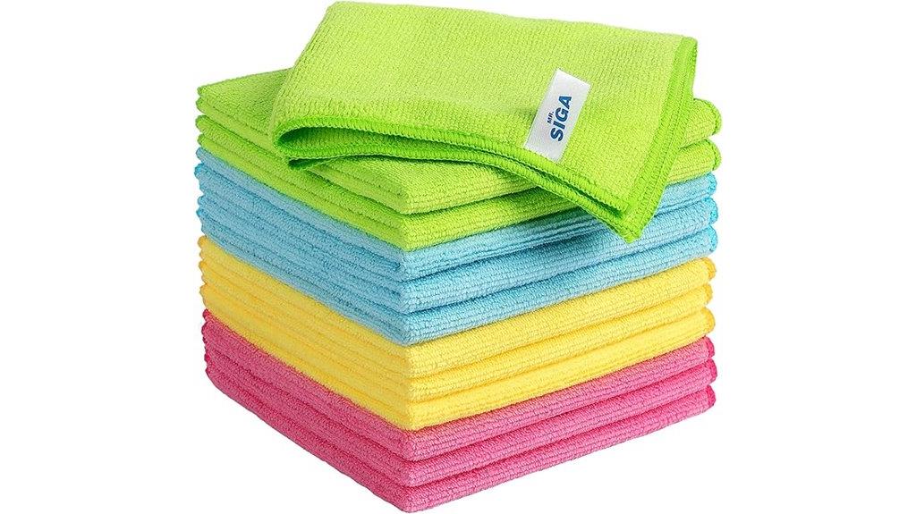 twelve 12 6 inch microfiber cloths