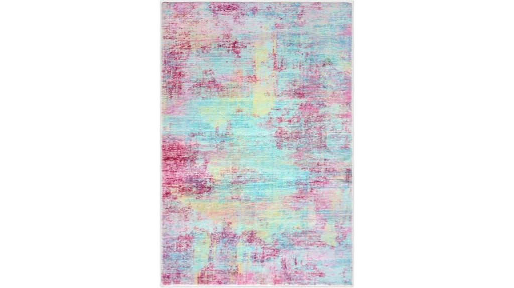 two abstract rug set