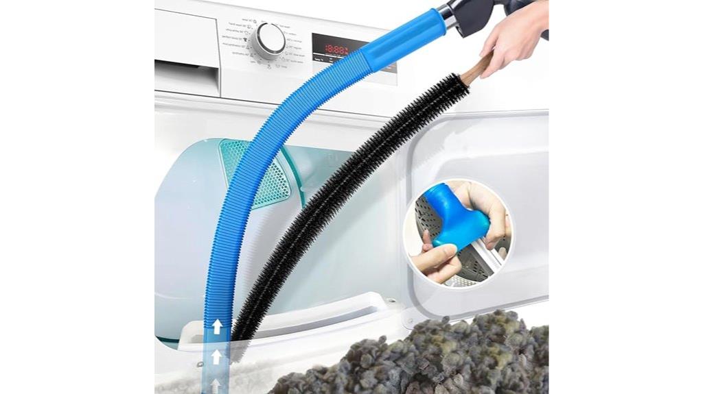 two piece dryer vent cleaner