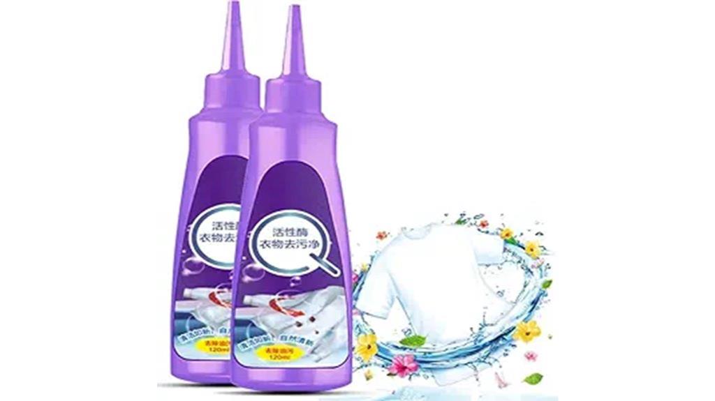 two piece enzyme detergent