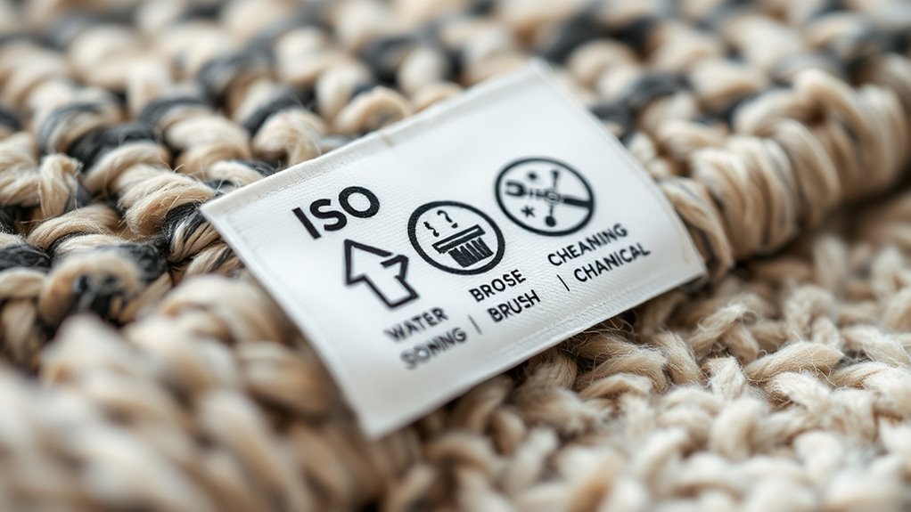 understanding rug care labels